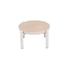 Akita Sofabord Ø57 cm - Gråhvid