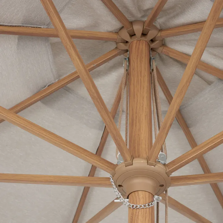 Alu Parasol Ø350 cm - Sand