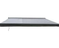 Ask markise – semikassette manuel – 4,8 x 3 meter – Grå
