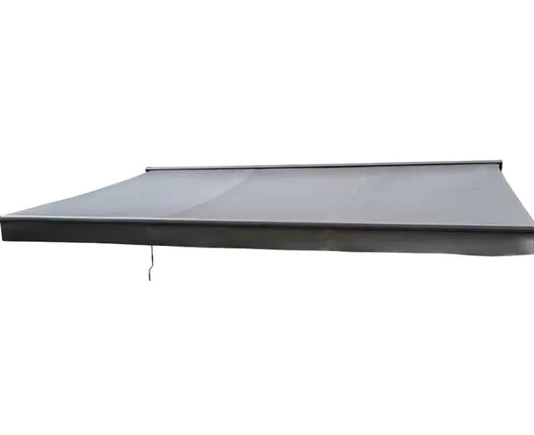 Ask markise – semikassette manuel – 4,8 x 3 meter – Grå