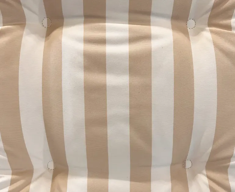 Aston Luksus Positionshynde - Beige/Hvid Stribet