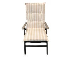 Aston Luksus Positionshynde - Beige/Hvid Stribet