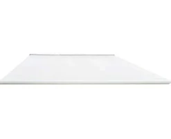 Bøg markise – fuldkassette med motor og LED – 4,8 x 3 meter – Hvid/Beige