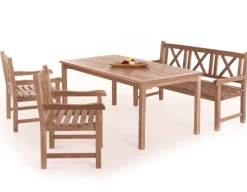 Blokhus Havemøbelsæt 90x170 - Kerneteak