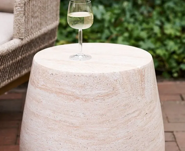 Bolette Sidebord - Ø47,5 x 41cm - Natur