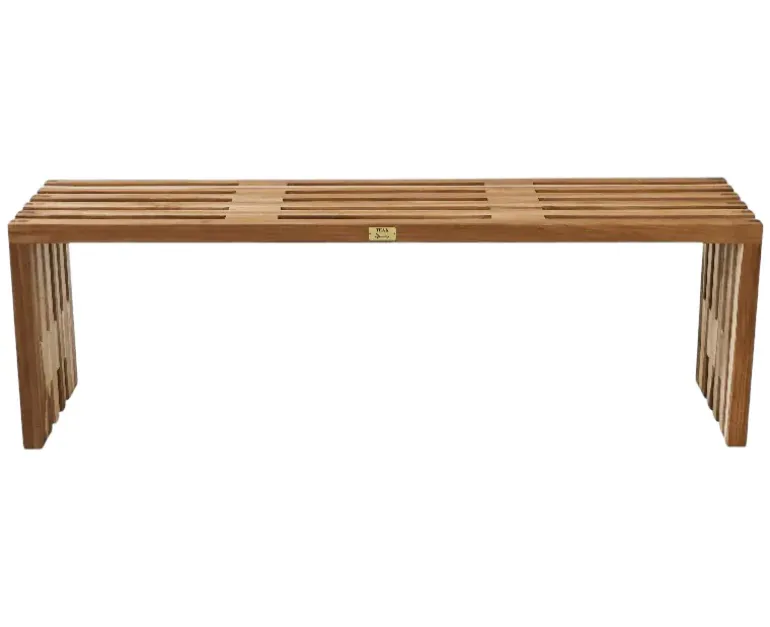Bono Trallebænk 140 cm - Classic teak