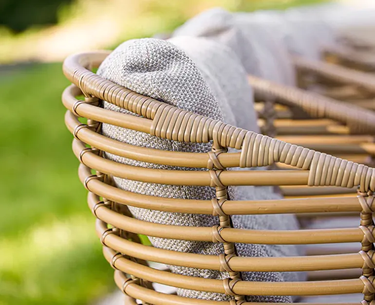Cane-line Basket stol med hyndesæt - Natur