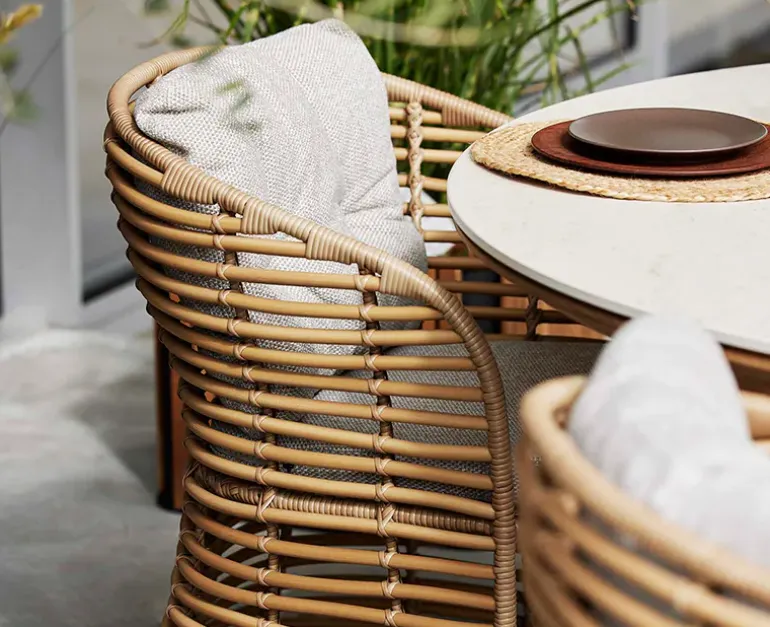 Cane-line Basket stol med hyndesæt - Natur
