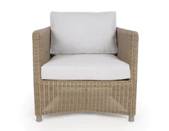 Cane-Line Diamond loungestol m/hynde - Light Natural/White