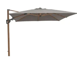 Cane-line Hyde Hængeparasol 3x4 meter med tilt - Trælook / Taupe