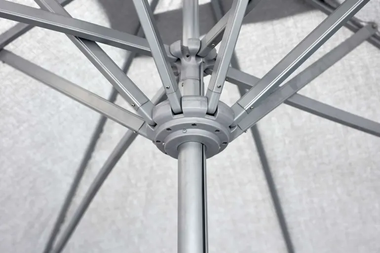 Cane-line Major 3x3 Parasol med slide-system - Lysegrå