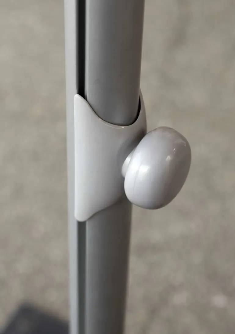 Cane-line Major 3x3 Parasol med slide-system - Lysegrå