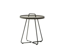 Cane-line On the move sidebord stor taupe Ø52x60 cm