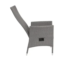 Cebu Paris Havemøbelsæt 95x200/250/300 med 6 stole - Grå