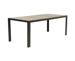 Ceramico Bord Alu/keramik - 90x195 cm - Sort/Beige