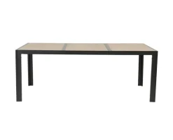 Ceramico Bord Alu/keramik - 90x195 cm - Sort/Beige