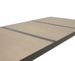 Ceramico Bord Alu/keramik - 90x195 cm - Sort/Beige