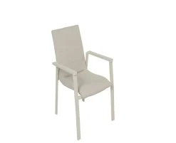 Ceramico Celia Havemøbelsæt - 90x195 cm - Gråhvid/Beige