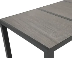 Ceramico Havebord Alu/keramik 90x195 cm - Sort/Grå