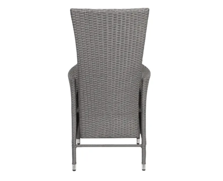 Ceramico Paris Havemøbelsæt m/ 6 stole - 90x195 cm - Grå