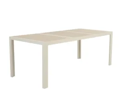 Ceramico Saba Havemøbelsæt - 90x195 cm - Gråhvid/Dusty