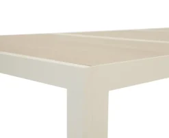 Ceramico Saba Havemøbelsæt - 90x195 cm - Gråhvid/Dusty