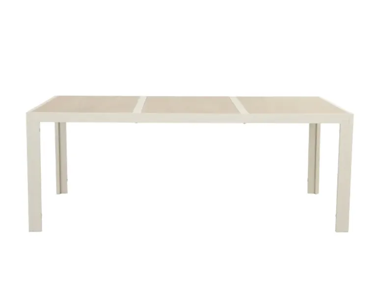 Ceramico Saba Havemøbelsæt - 90x195 cm - Gråhvid/Dusty