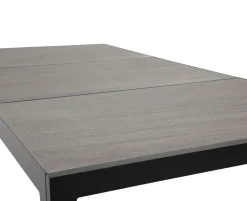 Ceramico Sonja Havemøbelsæt med 6 stole - 90x195 cm - Grå / Sort