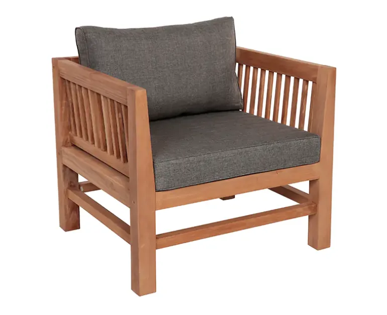 Colorado EASY DRY Dining Sofastol Teak - Grå