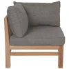 Colorado EASY DRY Teak Hjørnemodul - Grå