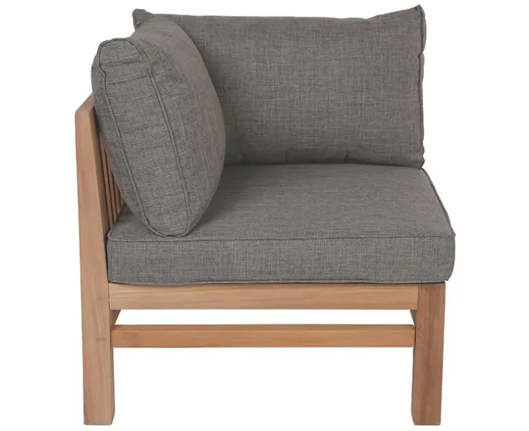 Colorado EASY DRY Teak Hjørnemodul - Grå
