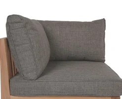 Colorado EASY DRY Teak Hjørnemodul - Grå