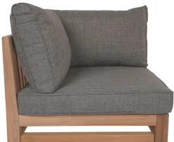 Colorado EASY DRY Teak Hjørnemodul - Grå