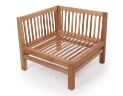 Colorado EASY DRY Teak Hjørnemodul - Grå