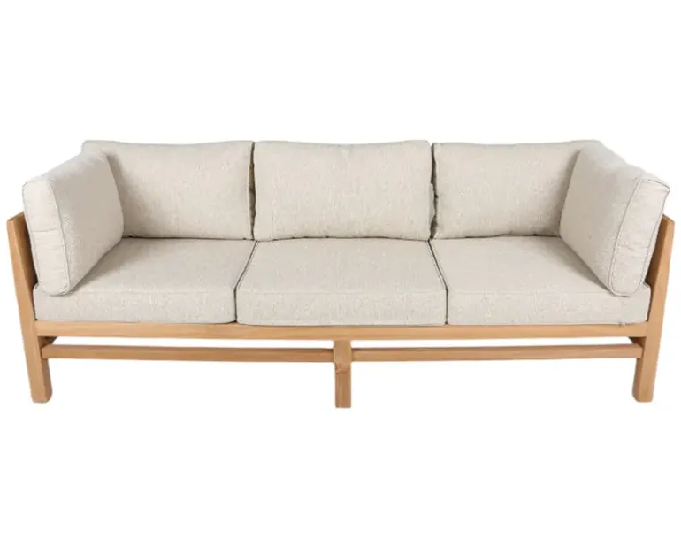 Colorado EASY DRY Teak Sofa 3 pers. - Lys Sand/Grå