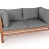 Colorado EASY DRY Teak Sofa 2 pers. - Grå