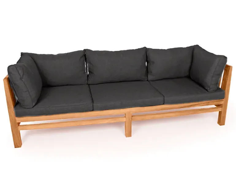 Colorado EASY DRY Teak Sofa 3 pers. - Sort