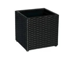 Cubik Plantekrukke 38x38x38 cm - Sort