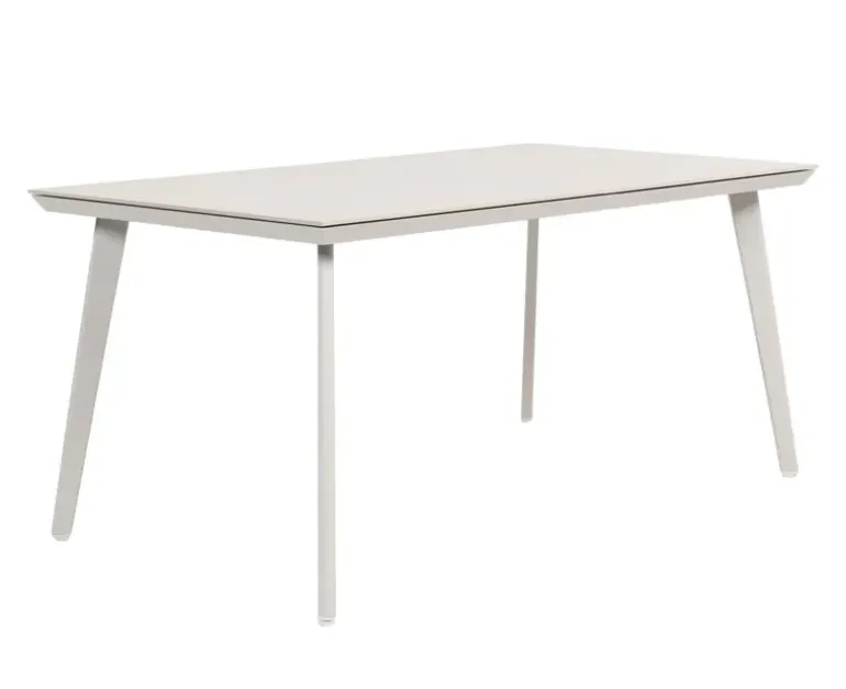 Dagmar Andrea Havemøbelsæt m/4 stole 90x160 cm - Gråhvid