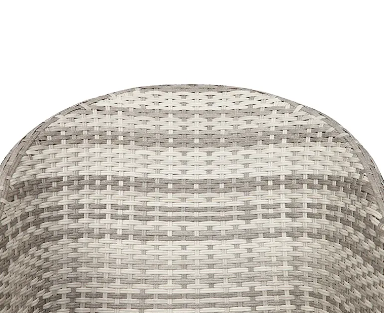 Dagmar Andrea Havemøbelsæt m/4 stole 90x160 cm - Gråhvid