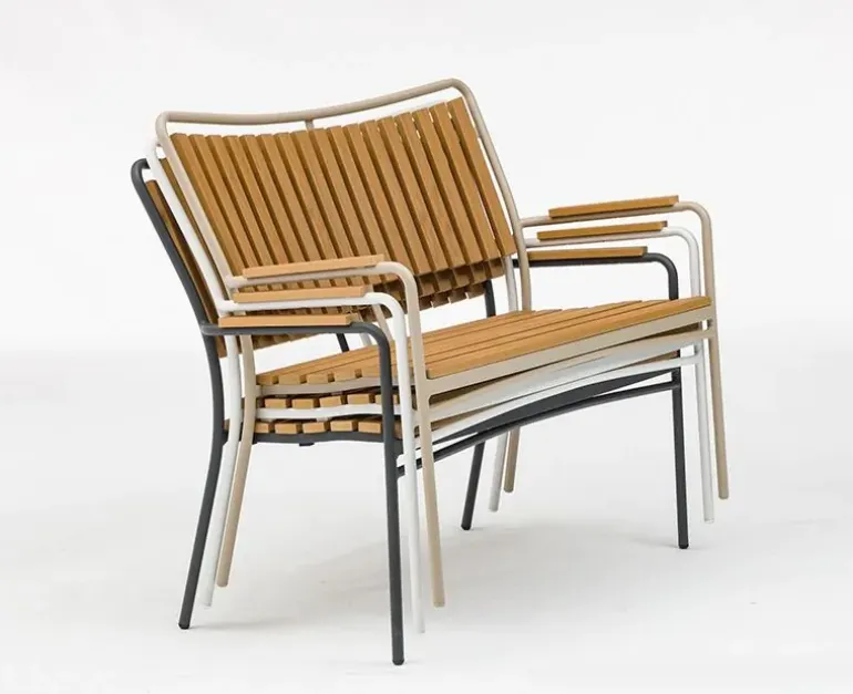 DaneLine Adam Havebænk - Nonwood - Hvid