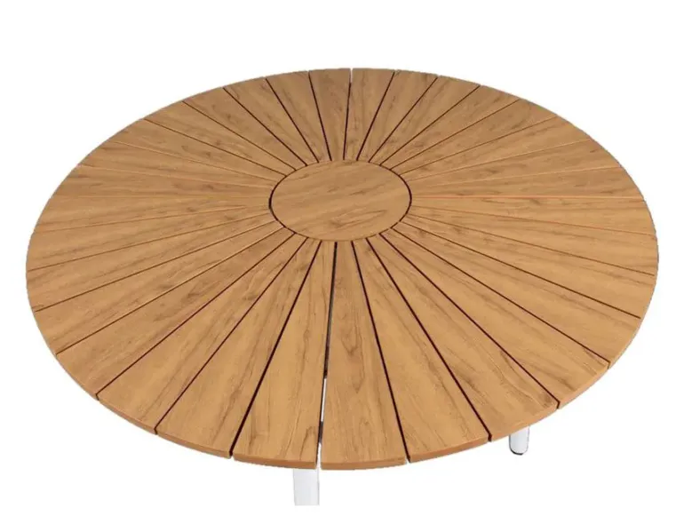 DaneLine Adam Havebord - Nonwood - Ø110 cm - Hvid