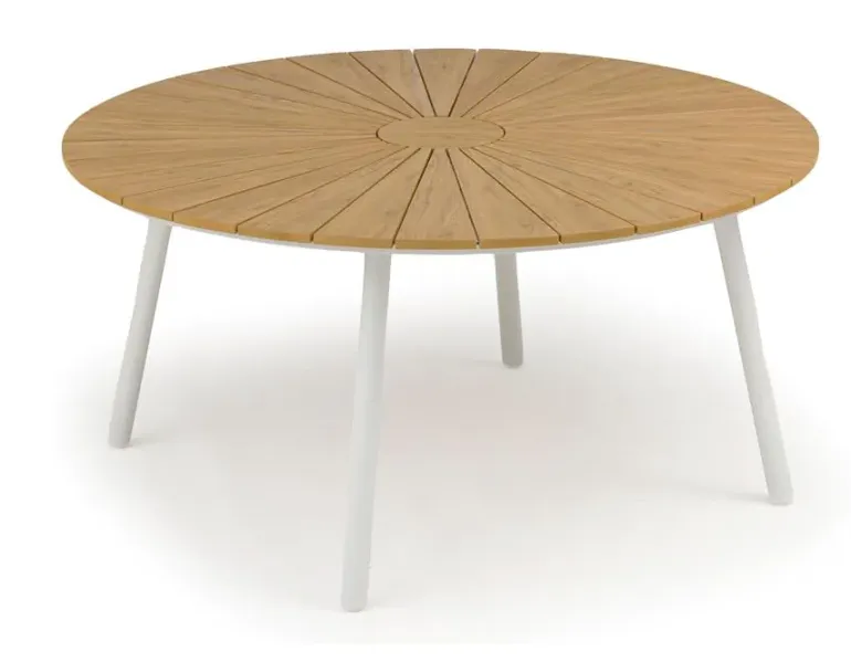 DaneLine Adam Havebord - Nonwood - Ø150 cm - Hvid