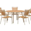 DaneLine Adam Havebord - Nonwood - Ø130 cm - Latte