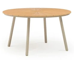 DaneLine Adam Havebord - Nonwood - Ø130 cm - Latte