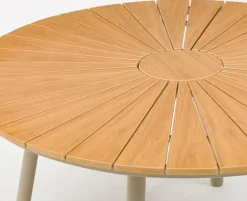 DaneLine Adam Havebord - Nonwood - Ø130 cm - Latte