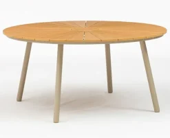 DaneLine Adam Havebord - Nonwood - Ø150 cm - Latte
