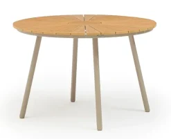 DaneLine Adam Havebord - Nonwood - Ø110 cm - Latte