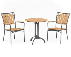 DaneLine Adam Nonwood Cafesæt Ø70 cm - Grå
