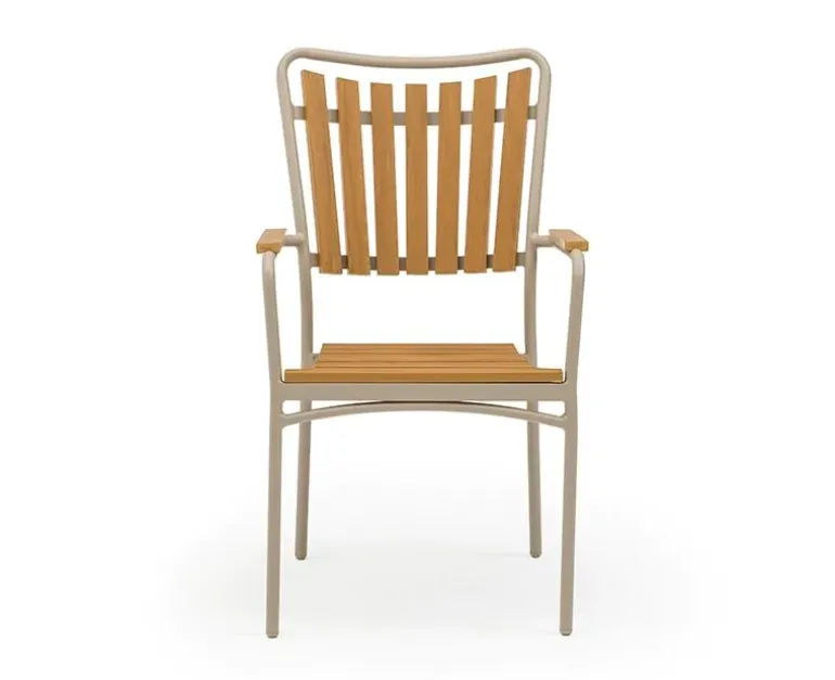DaneLine Adam Nonwood Havemøbelsæt Ø130 cm - Latte